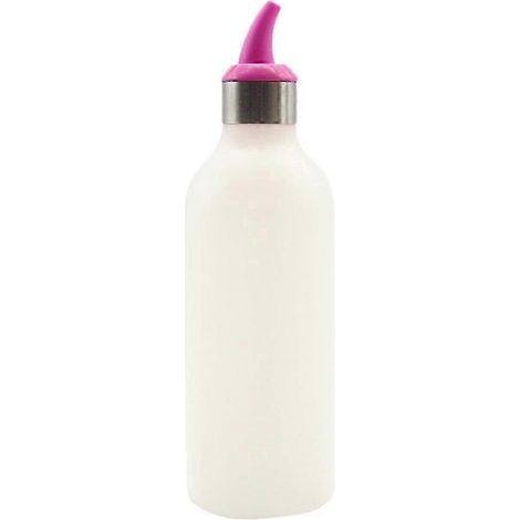 Flacon souple de 450 ml - Distributeur de condiments et de sauces - Orange-Rosy Red