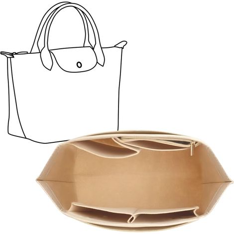 Organisateur Sac pour longchamp, Organisateur de sac L, Organiseur Fourre Tout en Feutre (1/5)