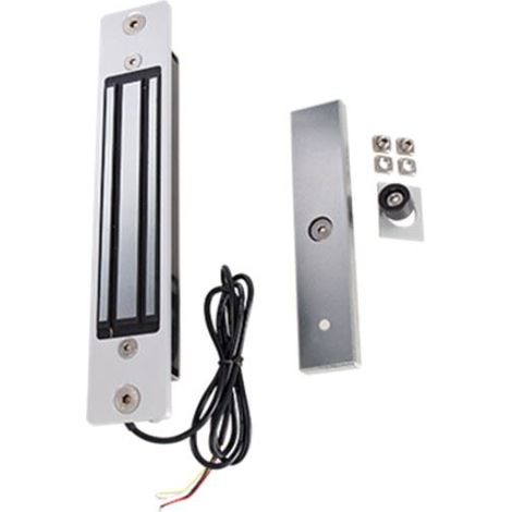 Locinox – Ventouse électromagnétique 12-24V – Contre-plaque et raccords – Protection anti-corrosion – Résistant au brouillard salin 500h (1/2)