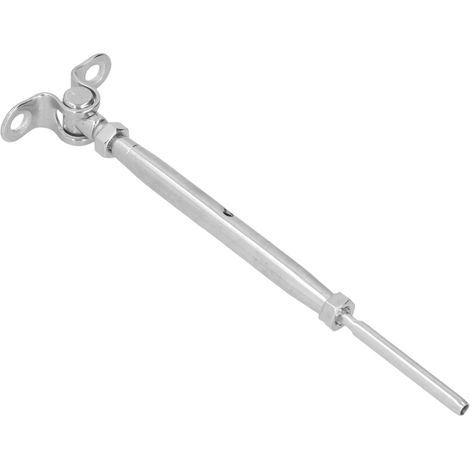 Kit de garde-corps à câbles en acier inoxydable, kit de quincaillerie pour garde-corps à câbles à angle réglable pour rampes d'escalier 3/16 (1/5)