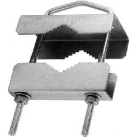 grappe zincate per fissaggio di antenne paraboliche per tubi   50 mm
