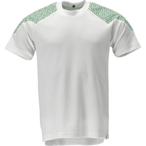 Mascot T-shirt 20082-933-06333 Gr. 5XL weiss/grasgrün (1/4)