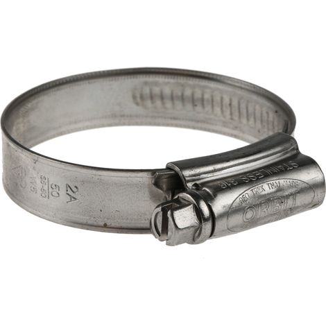 Collier de serrage pour tuyau, Hexagone fendu, Acier inoxydable 316, 35 50mm (1/3)