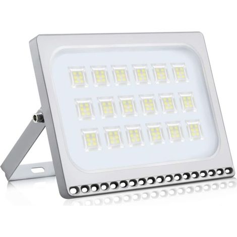100W Projecteur LED Extérieur 8000lm Éclairage de Sécurité Blanc Froid 6500K Floodlight Imperméable IP67 Spotlight Spot LED Extérieur pour Jardin Terrasse Entrée Garage- (1/5)