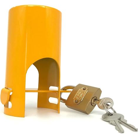 tuyau d'arrosage isolé et boîtier et capuchon de verrouillage à économie d'eau, système de verrouillage de robinet extérieur empêchant le vol et le vandalisme, protection du robinet (1/5)