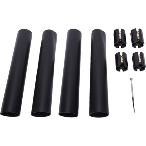 Kit de raccordement de câbles souterrains en 4 pièces avec connecteur de câble étanche et gaine thermorétractable pour câbles UF 14/3 à 8/3. (1/5)
