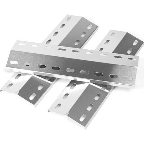 Lot de 3 Cache-brûleurs s en Acier Inoxydable 39,5 x 12,5 cm pour Enders Kansas 3 & 4, Landmann Triton 3.1, Landmann Avalon, Campingaz Woody 3 LX, Landmann 12739 (1/5)