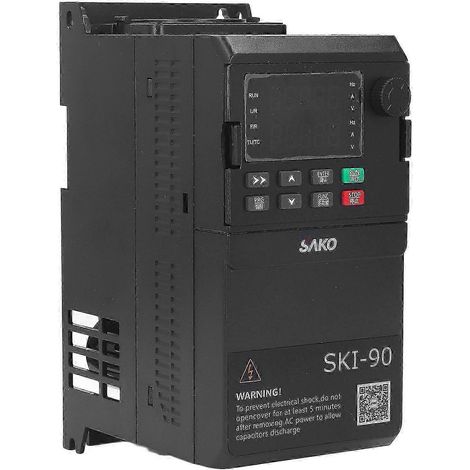 Variateur de fréquence SAKO 3PH 380V 1.5KW 2HP, convertisseur de vitesse pour moteur de tour et ventilateur, contrôleur industriel triphasé (1/4)