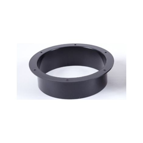 BRAVIX Pack de trois Ø 150mm Bride de Fixation Murale - Raccord de Conduit de Ventilation en ABS- Connecteur/Adaptateur pour Tuyau de Ventilation