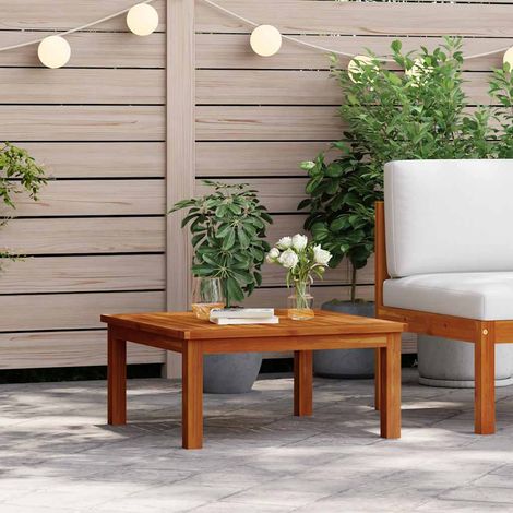 Tavolino da Salotto per Giardino 63x63x30 cm Massello di Acacia vidaXL (1/5)