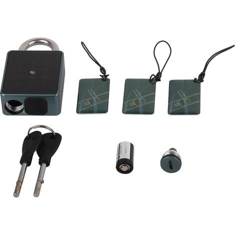 Ortviai Cadenas Intelligent à Mot de Passe IP65 Contrôle par Bluetooth Application Cadenas Virtuel T55CTTLOCK (1/3)