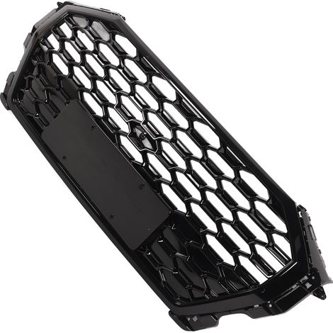 Calandre Avant RQS3 Style Rétrofit avec Support Caméra en Maille Noire Brillante pour Q3 F3, Grille de Pare-chocs (1/5)