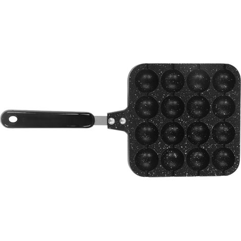 Gesunde, antihaftbeschichtete Takoyaki-Form mit 16 Mulden, robuste Pfanne für Oktopus-Teigtaschen, hochwertige Exportqualität, für perfektes Kochen (1/5)