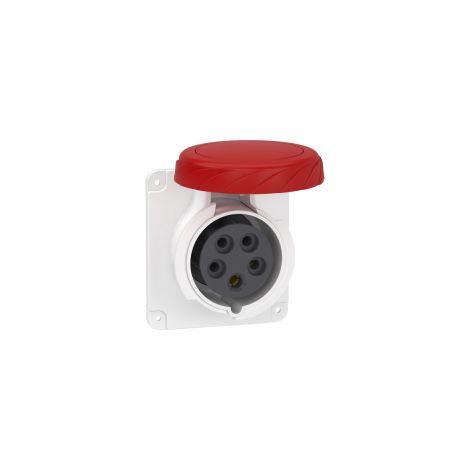 Presa fissa BT da incasso diritta IP67 16A 380V 3PNT cablaggio rapido - PKY16G735