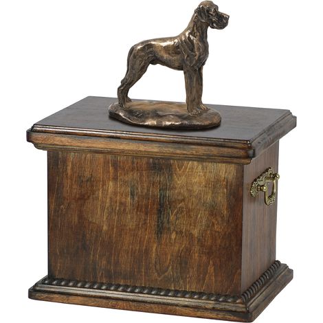Grand Danois II - Urne funéraire pour chien, urne avec statuette, urne élégante de style classique par Art-Dog (1/5)