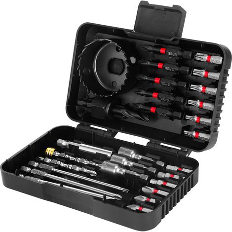 Coffret de 27 outils de vissage et perçage magnétiques, pour travaux et réparations (1/5)