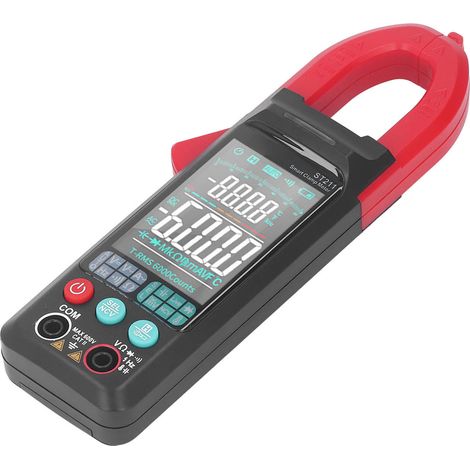 Pince ampèremétrique numérique multimètre grand écran automatique ignifuge courant continu alternatif ohms volts ampères mesureur (1/5)