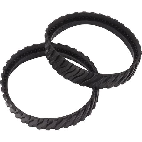 Chenilles de Roue pour Nettoyeur de Piscine, Caoutchouc Robuste avec Texture Ondulée Antidérapante pour MX8 MX6, 6,3 Pouces de Diamètre pour Aspirateurs Robots Creusés (1/5)