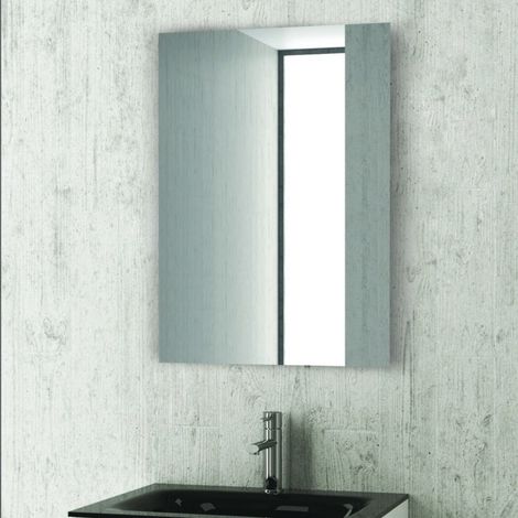Specchio bagno 80x60 rettangolare reversibile  KAM-S80 kamalu