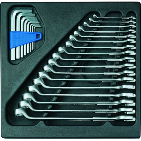 Jeu de cles mixtes GEDORE 25 pieces en module plastique ABS (1/5)