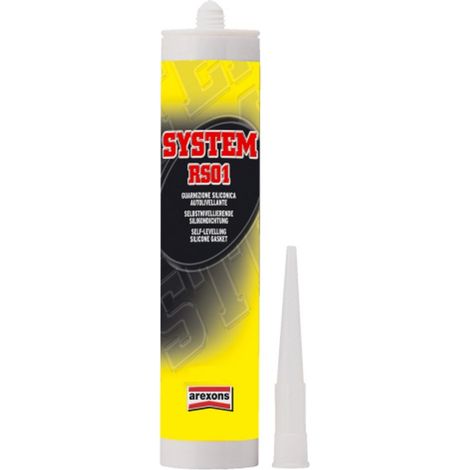 AREXONS PATE A JOINT SILICONE AUTO-NIVELANT ROUGE RESISTANT A L'HUILE -70° C - +250°C (CARTOUCHE 310ML) 4252