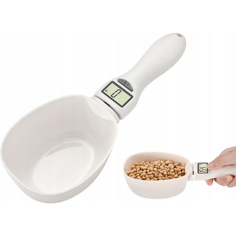 CUCHARA CON BÁSCULA Y FUNCIÓN DE TARA, 800 G, FUNCIONA CON PILAS, BÁSCULA DE COCINA, TAZAS MEDIDORAS DE 250 ml (1/5)