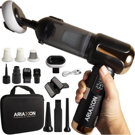 Aspirateur à Main sans Fil 7500 mAh, Poils d’Animaux – Voiture & Maison (1/5)