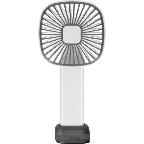 Tragbarer Ventilator mit 3 Geschwindigkeitsstufen, USB-C-Anschluss, stabilem Standfuß und integrierter Smartphone-Halterung (1/5)