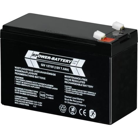 Batterie Au Plomb Scellée 12VDC 7 Ah GHV9240001V0011 ABB 588096