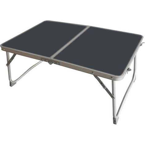 Mesa Plegable Color Gris Aluminio D13 Camping y Playa Marbueno