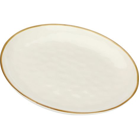 VASSOIO ROTONDO 32CM LINEA CONCERTO AVORIO