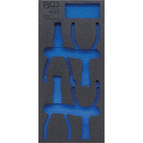 Insert de Servante d Atelier 1/3 Vide - 198 x 41 x 407 mm - Compatible Art. 4025 - Organisation et Praticité - D-Work