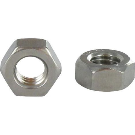Ecrou Hexagonal HU M24 Inox A2 + Wax lubrifié-1 pièce