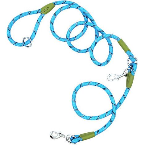 Cette laisse convient aux chiens de toutes tailles et est idéale pour courir, se promener et s'entraîner. Fabriquée en nylon très résistant, elle mesure 2,3 mètres de long et 1,2 centimètre de diamètr (1/3)
