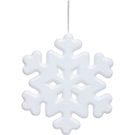 Déco de Noël à suspendre Focon Blanc H 39 cm - Feeric Christmas
