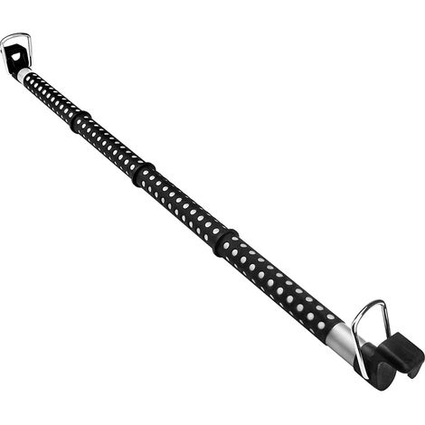 Porte-vêtements pour Voiture Extensible, Tige en Métal Renforcé et Poignées Antidérapantes, Idéal Voyages, SUV & Camping-Cars (90-162 cm) (1/5)