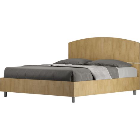 Letto matrimoniale contenitore 160x190 quercia Dora (1/4)