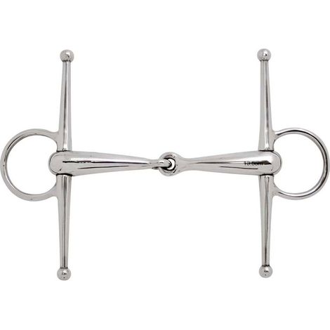 11,5 cm: Morso ad asta snodata in acciaio inox vuota 18 mm