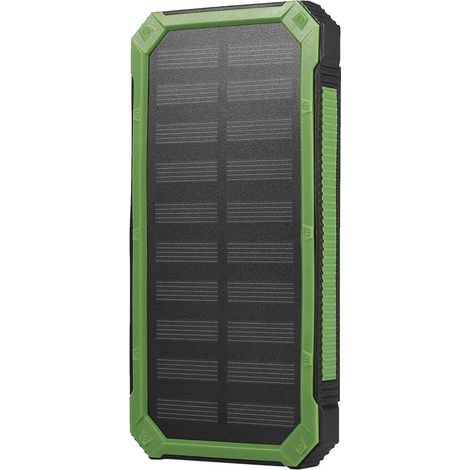 1 Kit Bricolage Chargeur Solaire, 20000mAh Double USB, Pour Batterie Polymère, Camping Randonnée