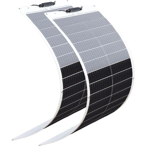 Panneau Solaire, Monocristallin, Étanche, 200w 2pcs 100w kit (1/2)