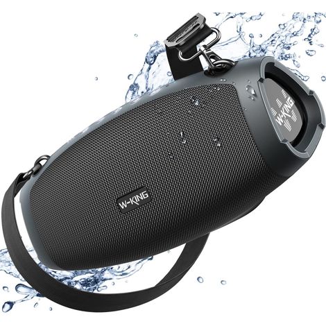 120W Max Enceinte Bluetooth Puissante IPX6 Haut-Parleur 70W Chantier Extérieur étanche Bluetooth Speaker,Triple Radiateurs Passifs- Basses Profondes, BT5.4/DSP/EQ/TF/AUX/42H (1/5)