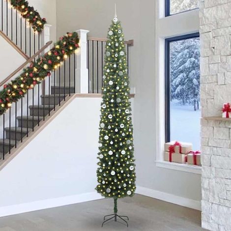vidaXL Árbol de Navidad artificial Verde 300 cm PVC, Acero y Plástico (1/5)