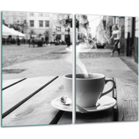 Glasschneidebrett 2x 30x52 Kaffee (1/5)