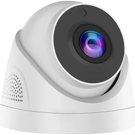 Camera Ip Sans Fil - 1080P - Vision Nocturne Infrarouge - Rotation Pan 355° Tilt 90° - Stockage Carte Tf Jusqu'à 32 Go - Surveillance Domestique - 1 Pièce (1/5)