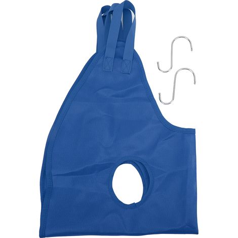 Housse de toilettage pour chien et chat avec crochets en S - Hamac bleu pour soins et beauté (1/5)