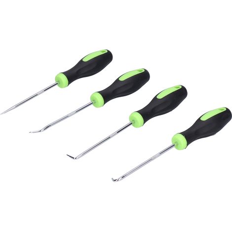 de 4 tournevis portatifs en acier avec crochet et pic outils