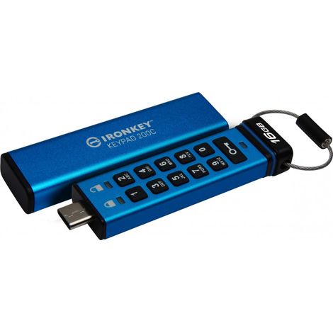USB Pendrive Kingston KP200 Blau 16 GB