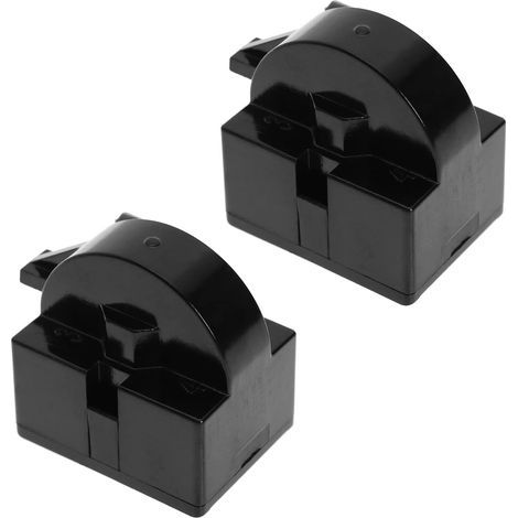 2pcs Relais de Démarrage de Réfrigérateur 15 ohms Relais de Démarrage PTC à 1 Broche Pièces de Rechange Résistance de Compresseur de Congélateur (1/5)