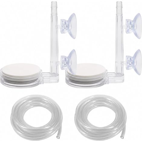2 x 35 mm Nano Bubble Aquarium with Regulating Valve, Suction Cup (1/5)