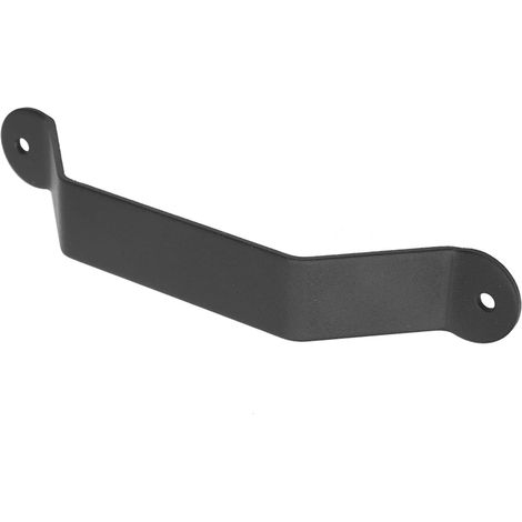 de porte Pongnas en acier noir poignée de porte coulissante (1/5)